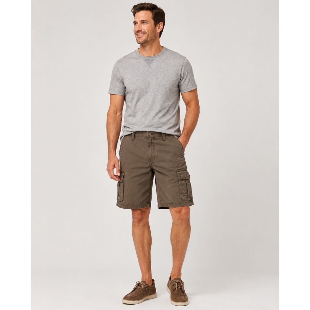 RedHead Brand Co Cargo Shorts Mens 34 Brown Lightweight Utility Hiking Fishing